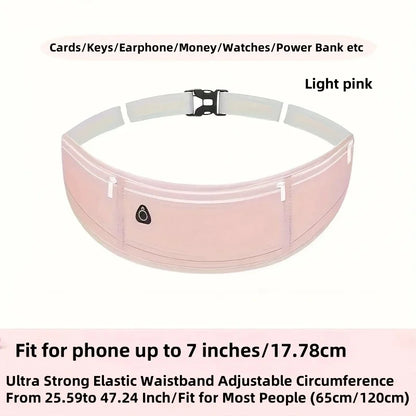 Lightweight Running Waist Bag Casual Belt Cycling Waist Pack Mobile Phone Bag Waterproof Gym Bags Sports Belt Hidden Fitness Bag