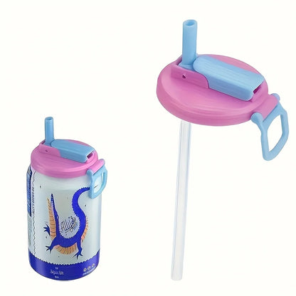 Reusable Can Lid with Straw