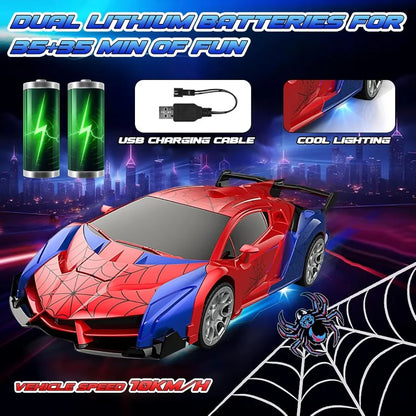 2.4GHz Spider RC Robot Car with Stunts and LED Lights