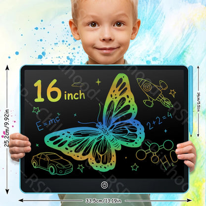 LCD Writing Tablet for Kids – Colorful Drawing Board, 4.5–16 Inch