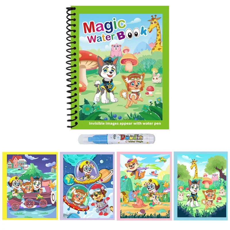 Magic Water Drawing Book