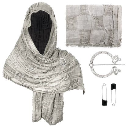 Medieval Hooded Cloak Vintage Cape – Renaissance Cosplay Costume