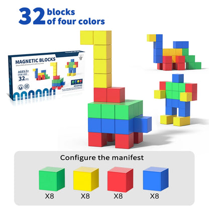 Magnetic Building Blocks – Creative STEM Toy for Kids