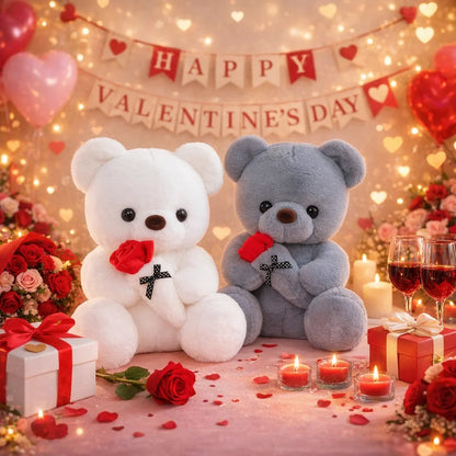 Rose Bear Plush
