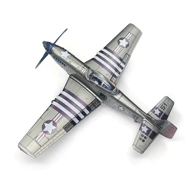 1:48 Fighter Plane Model Kit – 20-Piece Plastic Aircraft