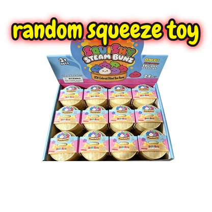 Dumpling Squishy Toy Colorful Slow Rebound Stress Relief