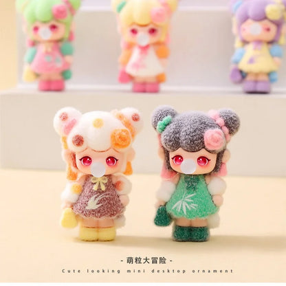 Chinese Style Plush Keychain – Blind Box Model Toy