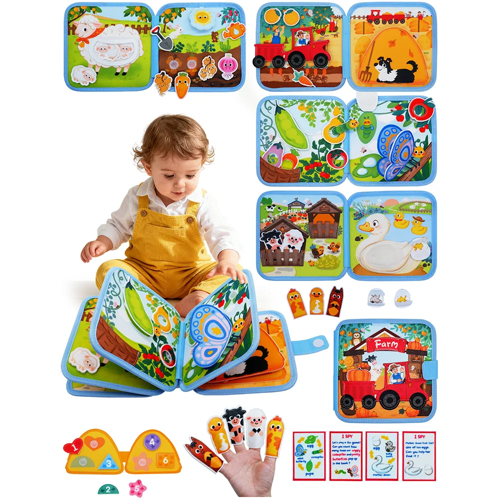 A hands-on, portable activity book for playful learning wherever you go.
