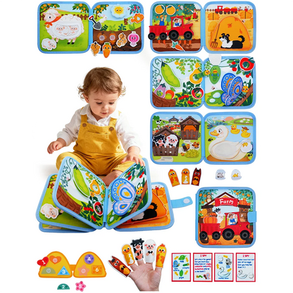 A hands-on, portable activity book for playful learning wherever you go.