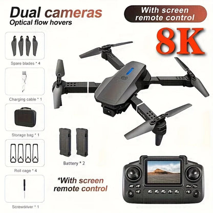 Foldable 4K Camera Drone with Dual Battery & Remote Control