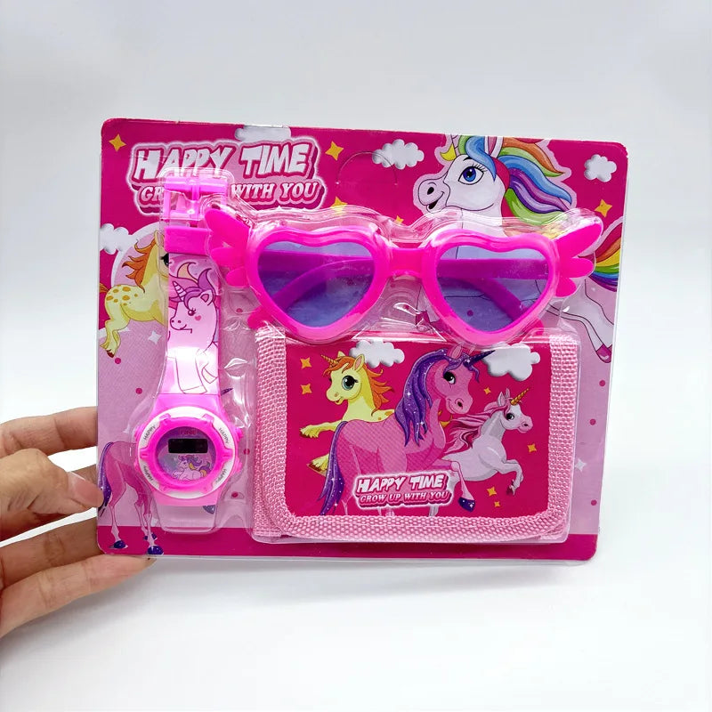 Kids Watch Gift Set – Digital Watch, Wallet & Sunglasses