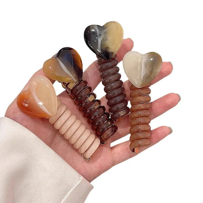 Bubble Braid Hair Tie, Minimalist Ponytail Hairband for Women