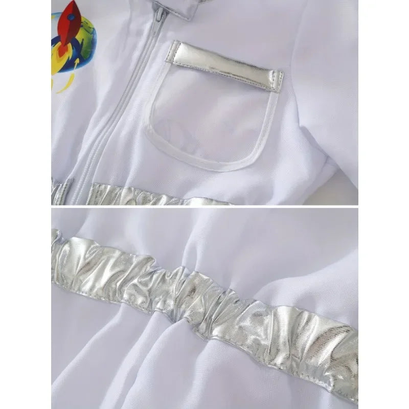 Kids Astronaut Costume Space Suit Set – Halloween Dress Up