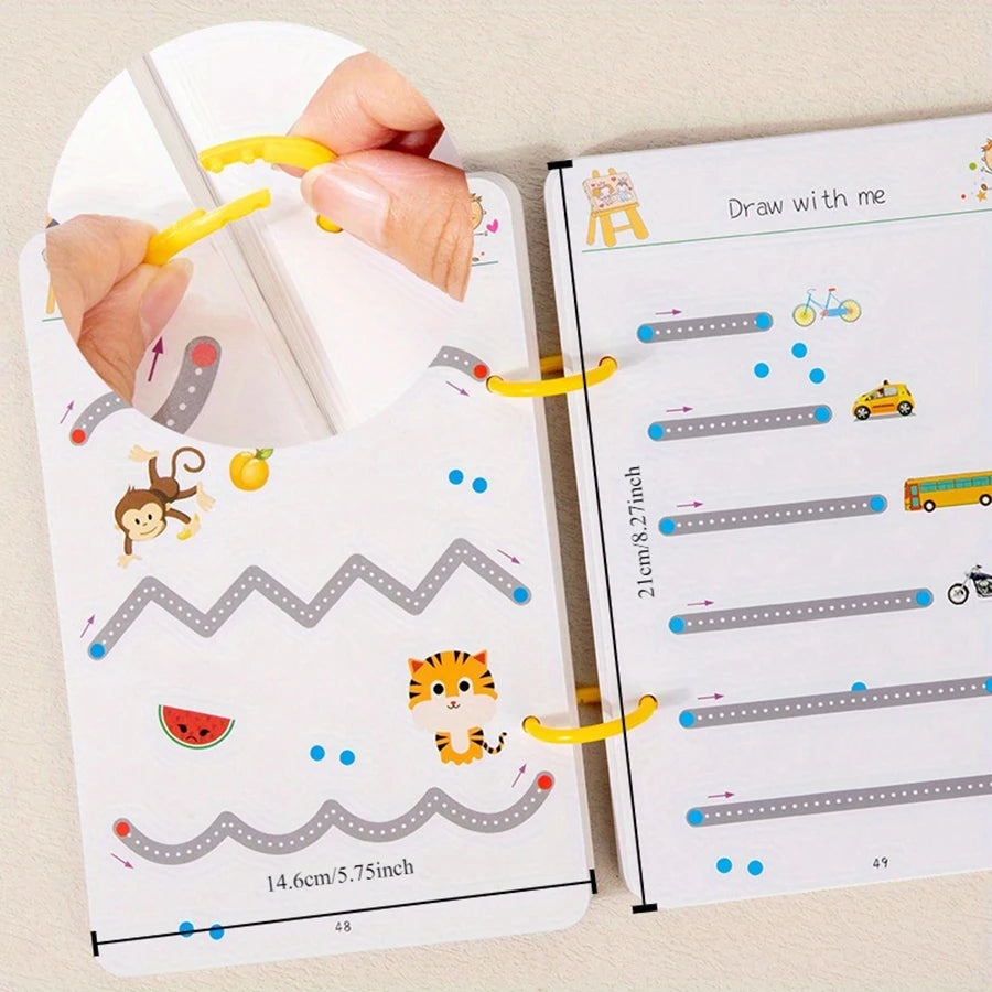 Tracing Workbook – Toddler Pen Control Writing & Drawing Practice Book