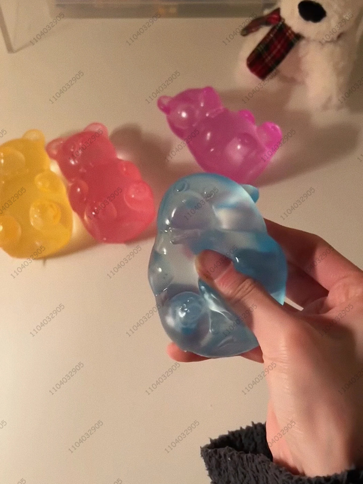 Gummy Bear Fidget Toy – Colorful Squeeze Stress Relief Toy