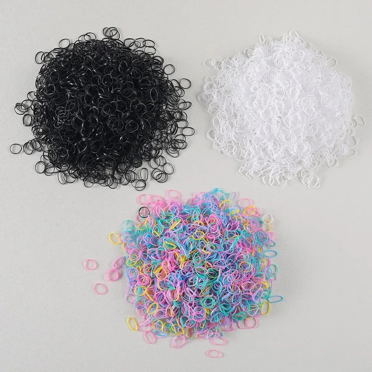 1500pcs Girls Hair Ties