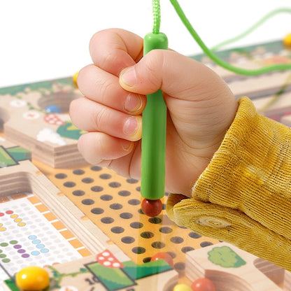 Magnetic Sorting Puzzle – Montessori Maze Learning Toy