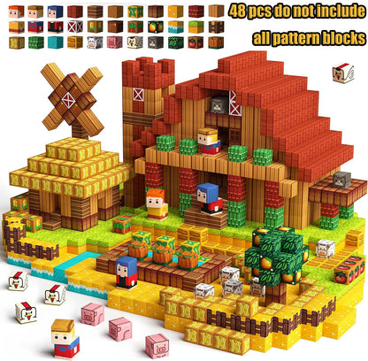 Magnetic Building Blocks Cube Set for Creative STEM Play