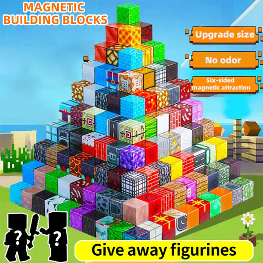 Magnetic Building Blocks Set for Kids DIY Construction Play