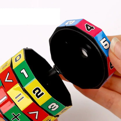Math Cube Toy – Montessori Arithmetic Counting & Learning Puzzle