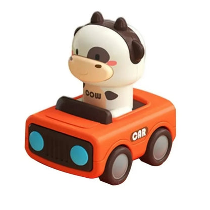 Press and Go Animal Toy Car for Toddlers – Friction Drive