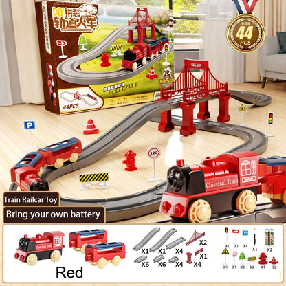 44-Piece Train Track Set – 1:32 Scale Model Train Toy