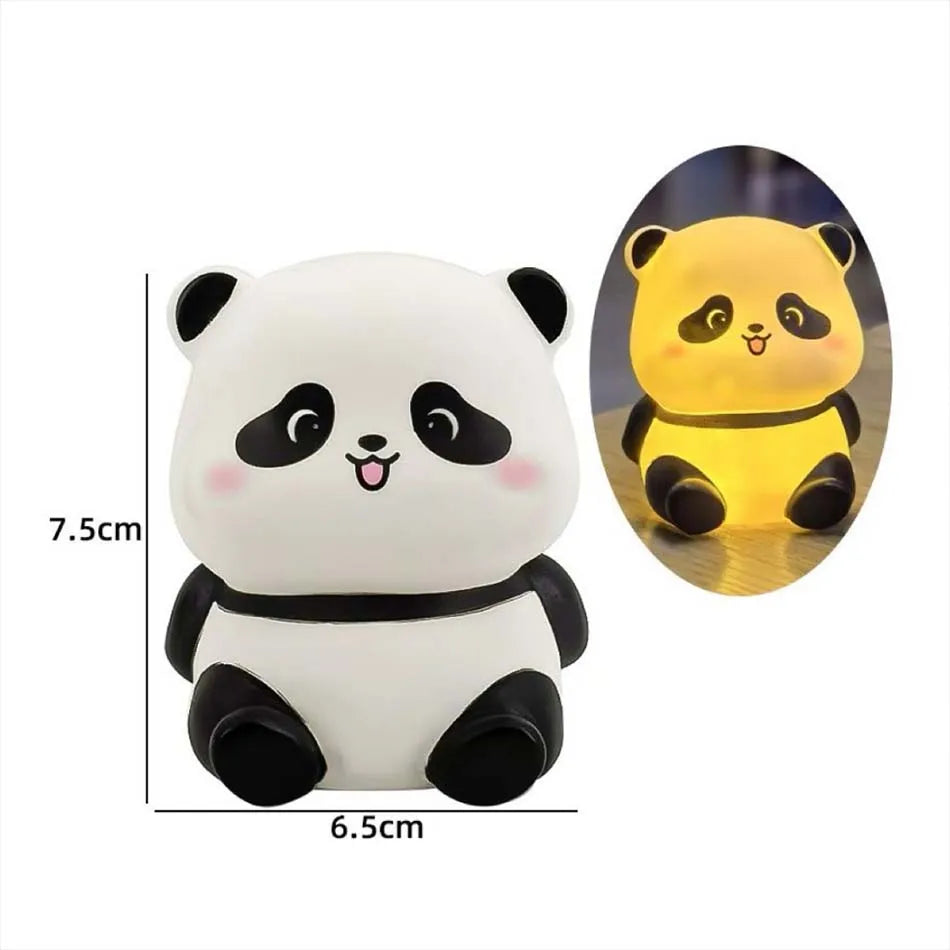 Panda LED Night Light Cute Bedside Lamp for Home Decor