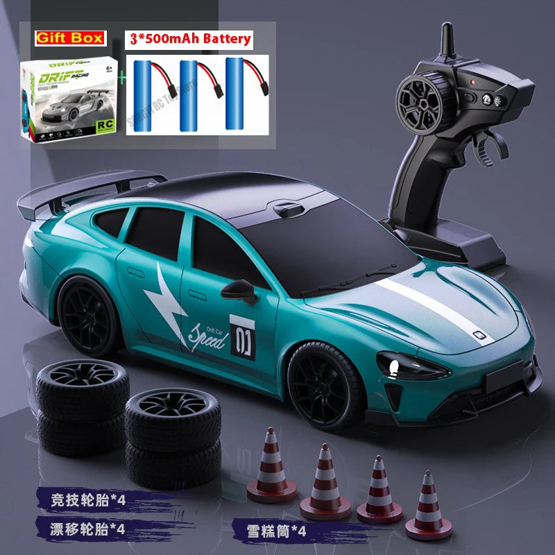 1:24 Scale RC Drift Racing Car with LED Lights and 4WD