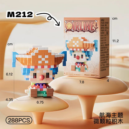 Mini Brick Assembly Model – 3D Building Block Figure
