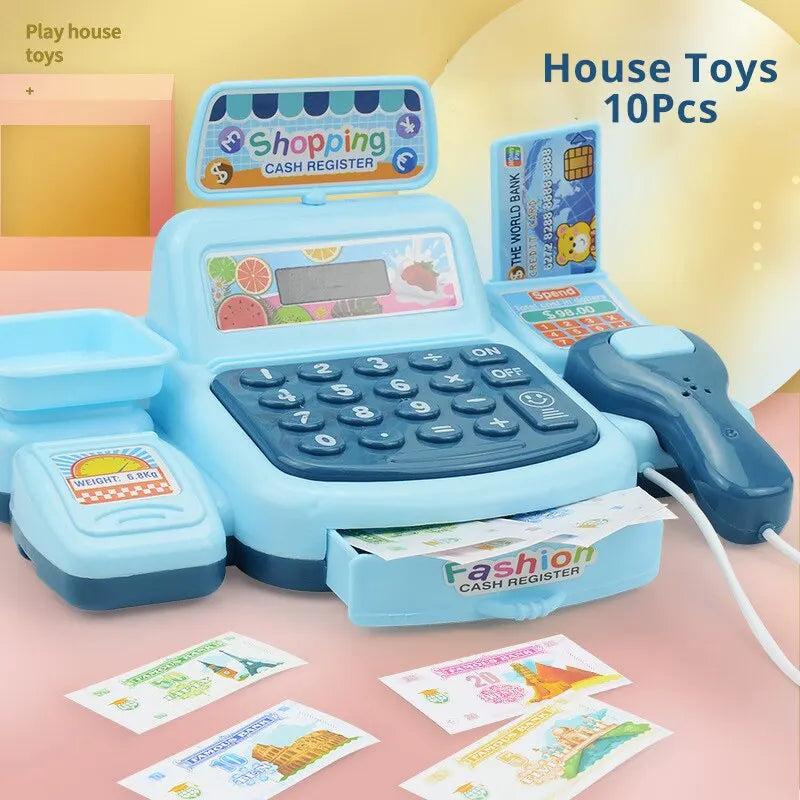 Supermarket Cashier Toy with Lights and Sounds for Kids