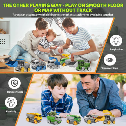 Flexible Race Track Toy Car with Magic Climbing Action