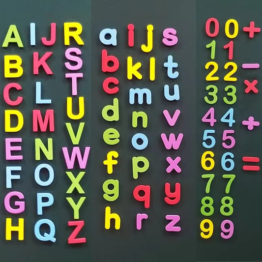 Magnetic Alphabet Letters for Toddlers – EVA Learning & Spelling Set