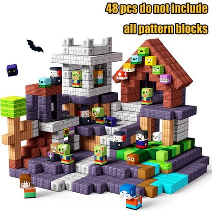 Magnetic Building Blocks Cube Set for Creative STEM Play