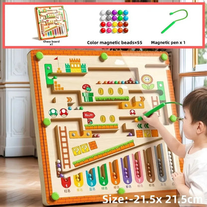 Magnetic Number Maze