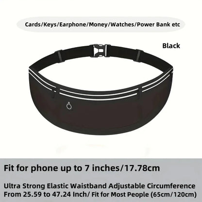 Lightweight Running Waist Bag Casual Belt Cycling Waist Pack Mobile Phone Bag Waterproof Gym Bags Sports Belt Hidden Fitness Bag
