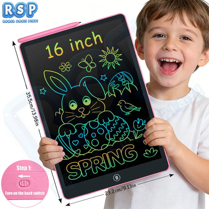 LCD Writing Tablet for Kids – Color Drawing Board 8.5-16 Inch
