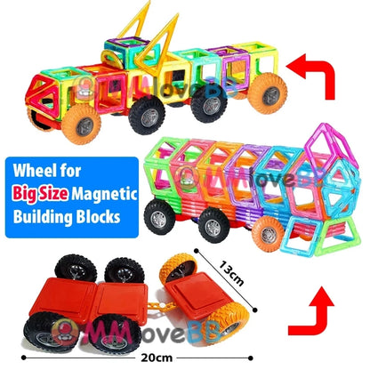 Magnetic Building Blocks for Kids Large Construction Toy Set