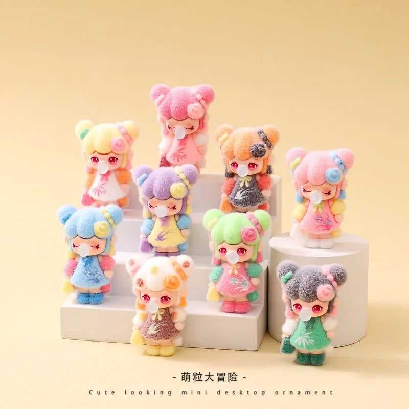 Chinese Style Plush Keychain – Blind Box Model Toy