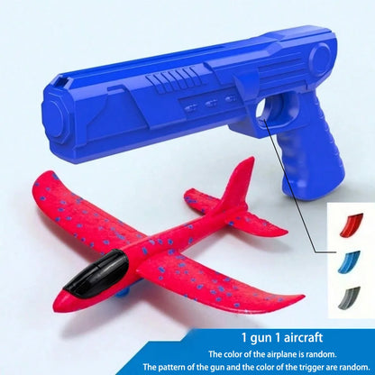 Kids' Foam Glider Planes with Catapult Launcher for Outdoor Play