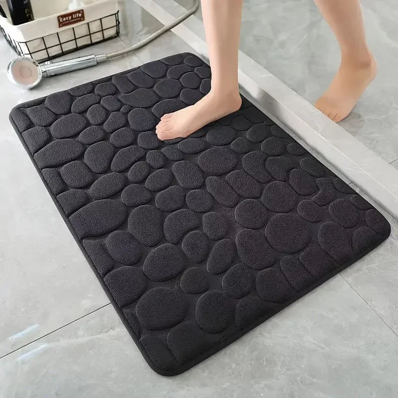 Non Slip Bathroom Mat – Absorbent Quick Drying Bath Floor Mat