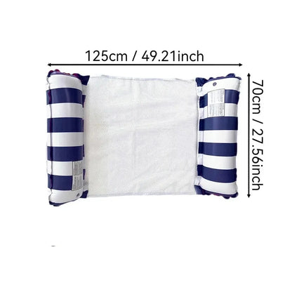 Inflatable Pool Float Hammock – Foldable PVC Water Lounger