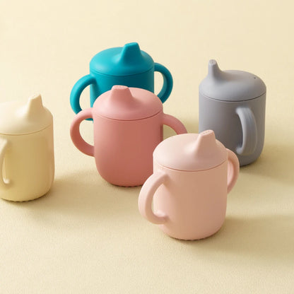 Baby Silicone Cup – 180ml Infant Training Drinking Cup