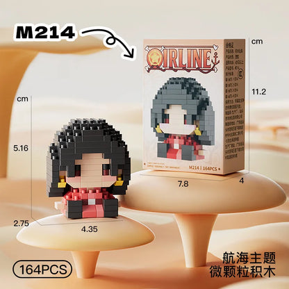 Mini Brick Assembly Model – 3D Building Block Figure