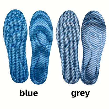 1/2 Pairs Memory Foam Disposable Insoles for Shoes Antibacterial Deodorization Sweat Absorption Insert Sport Shoes Pads