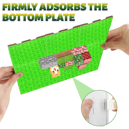 Magnetic Building Block Base Plate for DIY Construction Sets