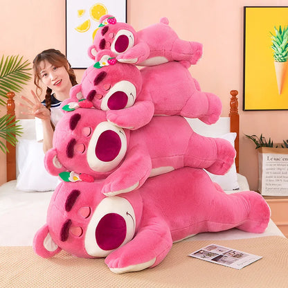 Strawberry Bear Plush – 30cm Cute Stuffed Pillow Toy