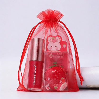 Strawberry Lip Gloss Moisturizing Hydrating Lip Balm 3.5g