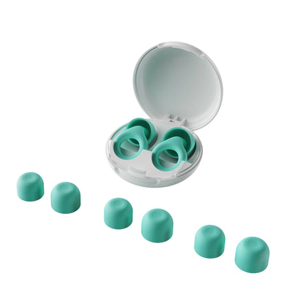 Silicone Earplugs for Swimming Sleep Cancel Noise Slow Rebound Reduction-Soundproof Reduce Disturbances -Quality loop Earplugs