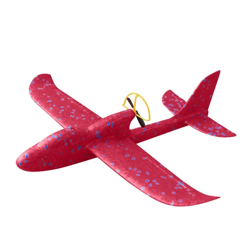 Electric Foam Airplane LED Glider Toy for Outdoor Play