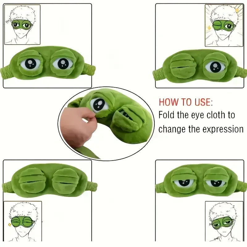 3D Frog Sleep Mask